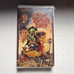 MUPPET TREASURE ISLAND - (VHS, DISNEY CLAMSHELL) - NEW
